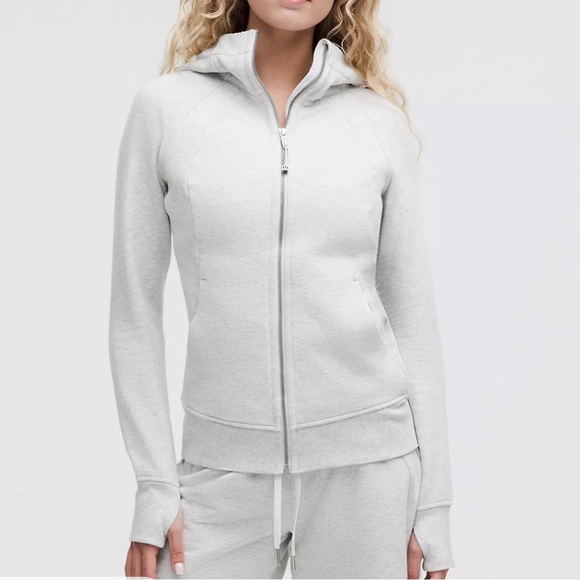 Women's Lululemon Light Gray Hoodie - Picture 6 of 7